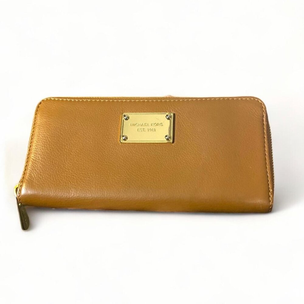 Michael Kors Tan Leather Wallet